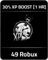 30% EXP Boost (1 Hour)